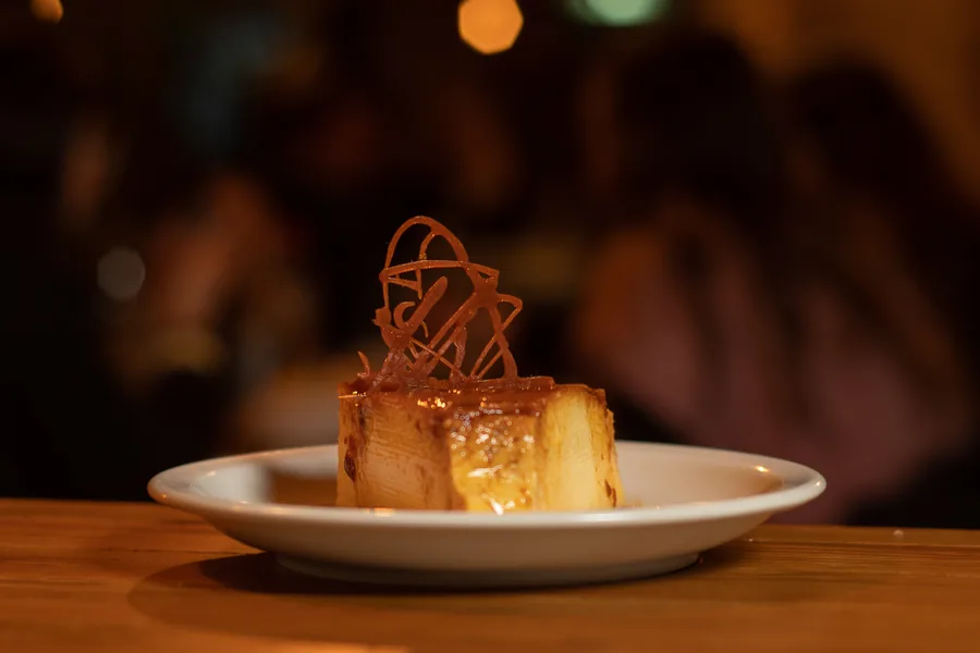 Presentación de Flan de la casa